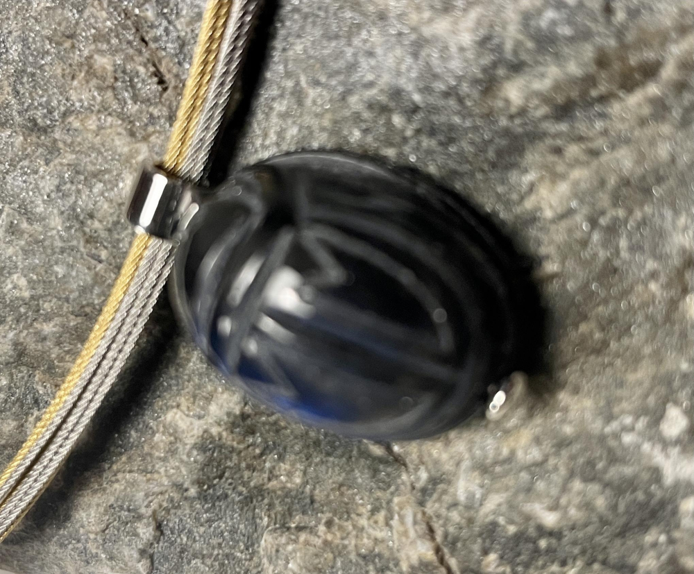 Skarabäus Anhänger Labradorit 925 Silber